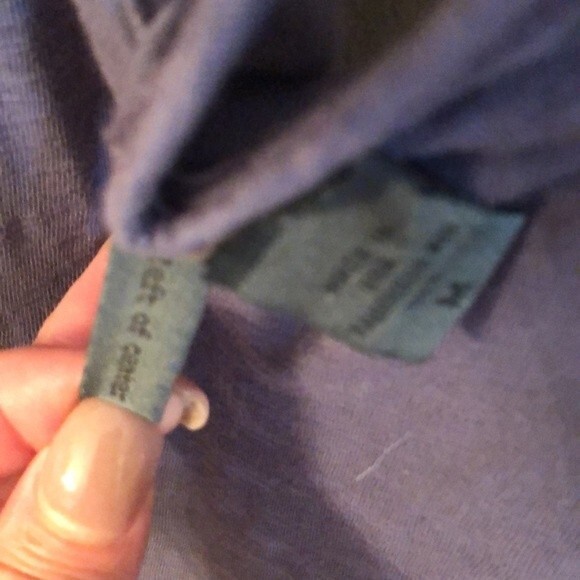 ANTHROPOLOGIE LEFT OF CENTER SIZE MEDIUM BLUE TULIPAN TANK DRESS HI LO HEM - Picture 7 of 9